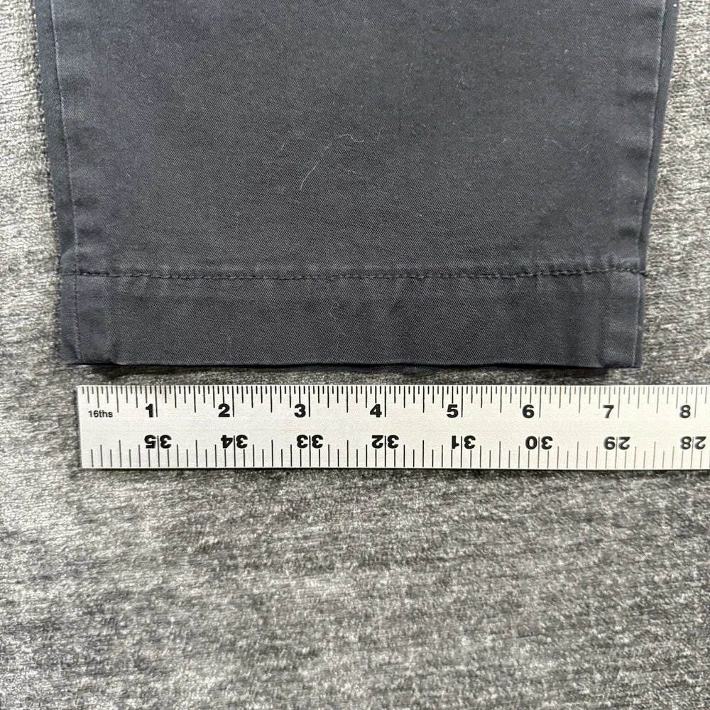 Gap Ultimate‎ Khaki Slim Fit Flat Front Pants Men's True Black Size 34x30 Chino